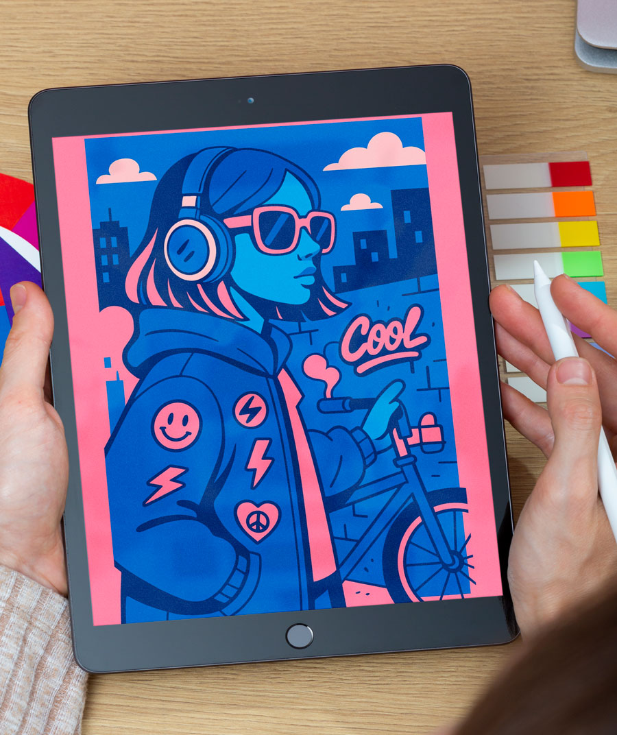 ilustracion-digital-retrato-chica-para-portada-de-libro